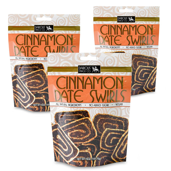Vegan Cinnamon Date Swirls
