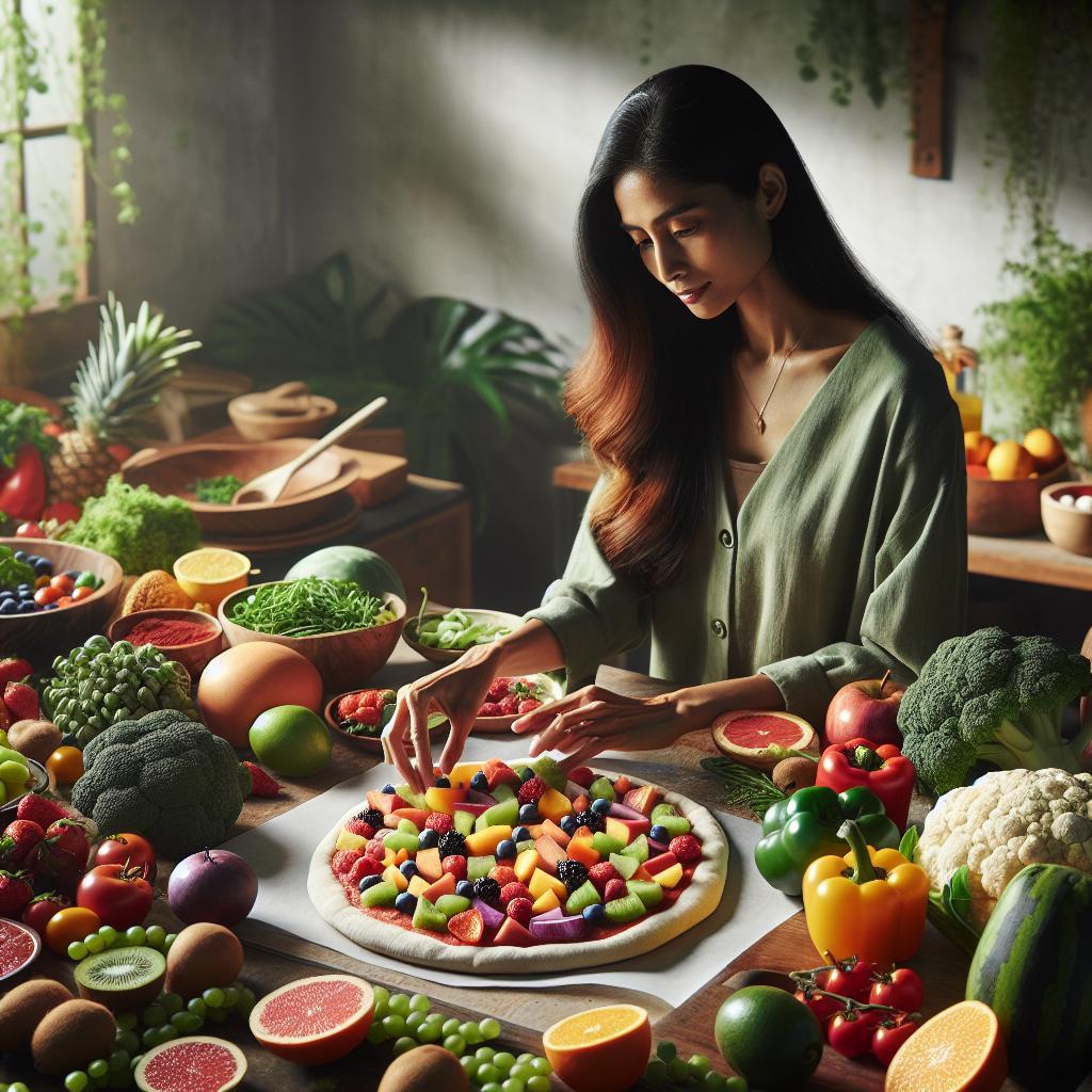 How to Make a Colorful and Delicious Vegan Fruit Pizza